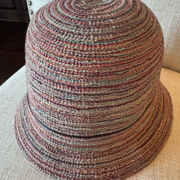 Mossimo Supply Co. Multicolor Woven Hat with Beads NWT - Picture 2 of 3